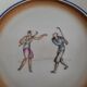 Set of 4 dishes, Gio Ponti, Richard Ginori, sport series