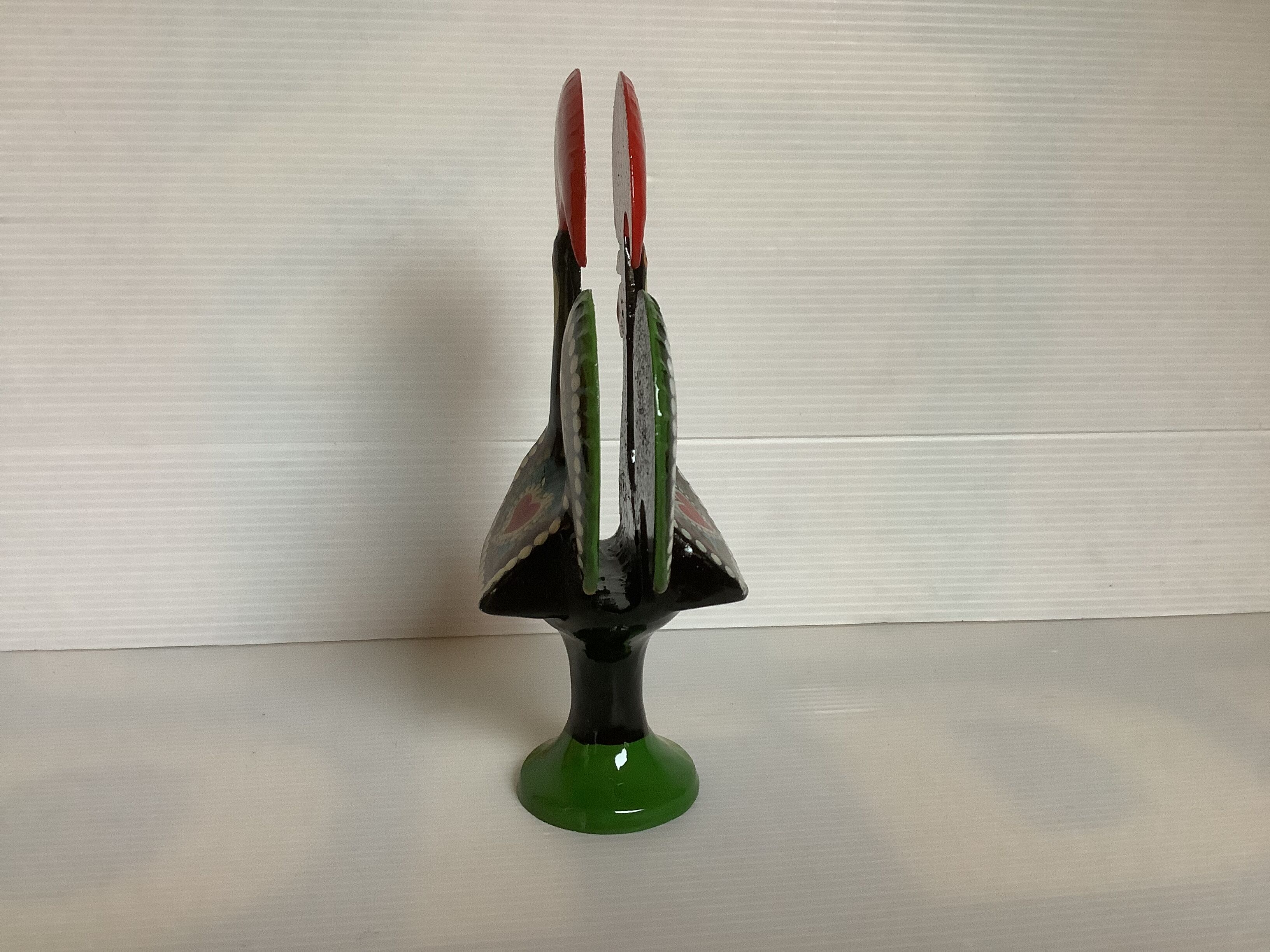 Cast iron rooster letter rack