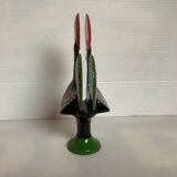 Cast iron rooster letter rack