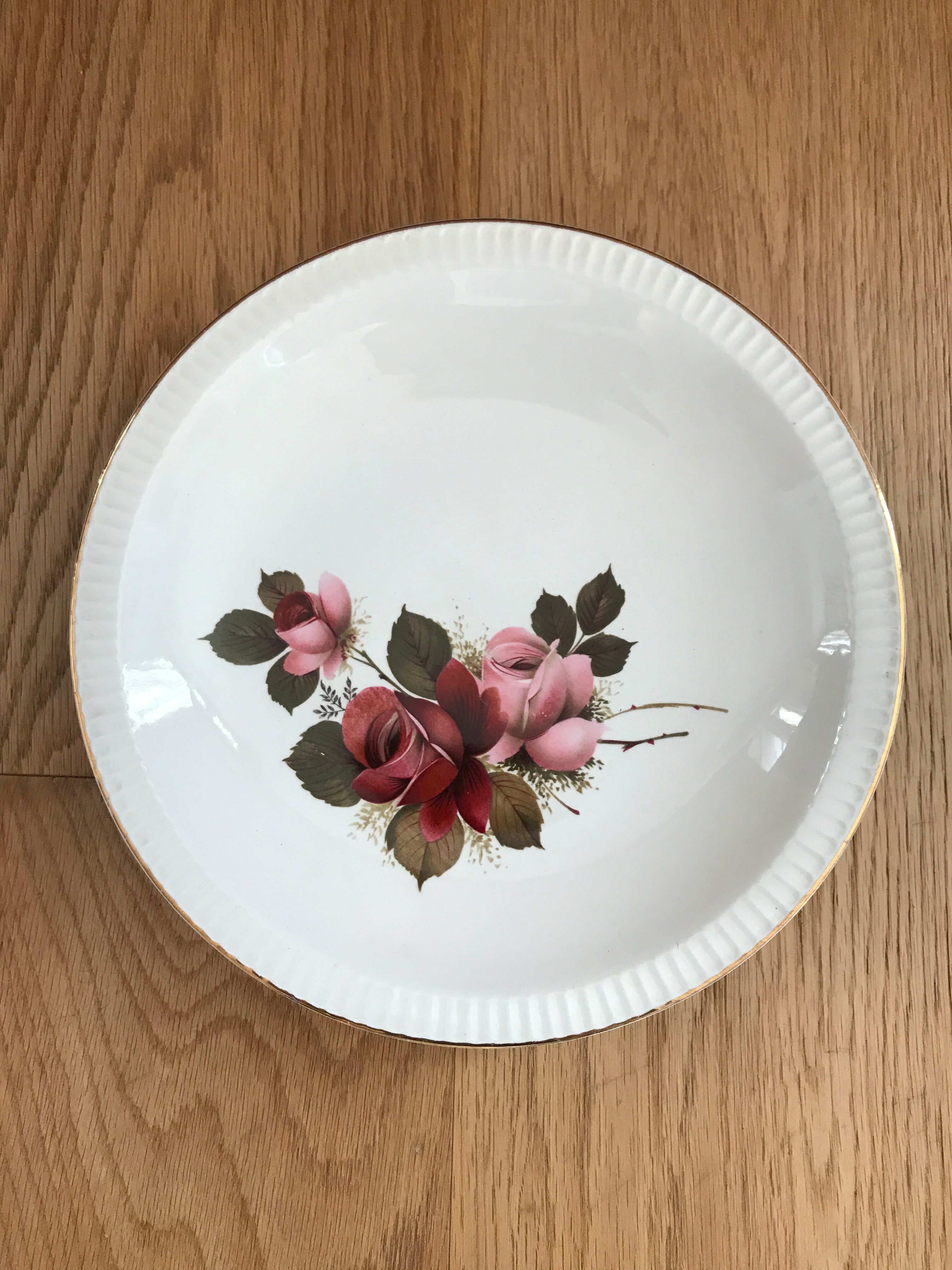 Set of 6 hollow plates Sarreguemines décor Richemond