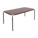 Ico Luisa Parisi for MIM Roma Urio desk dining table in rosewood, Italy, 1950s