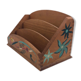Range courrier vintage peint main