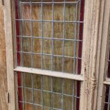 Pair of stained glass windows