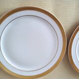 6 dessert plates in Limoges porcelain by Raynaud