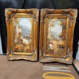 Pair of paintings