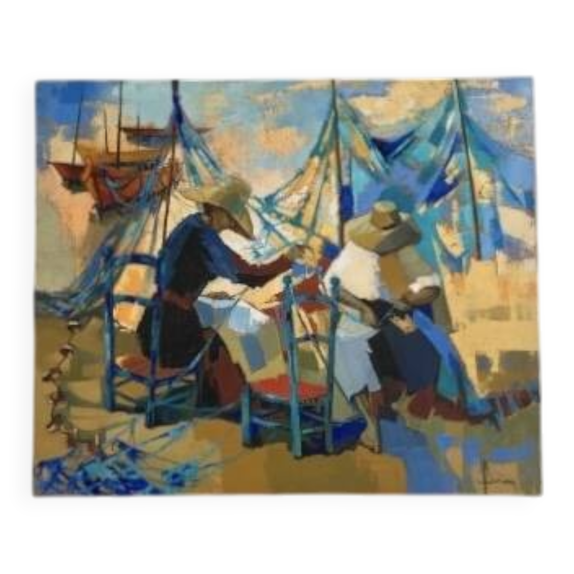 Peinture Jori Duran - Les ramendeuses