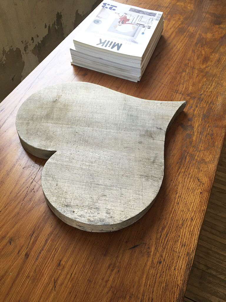 Planche à découper « coeur »