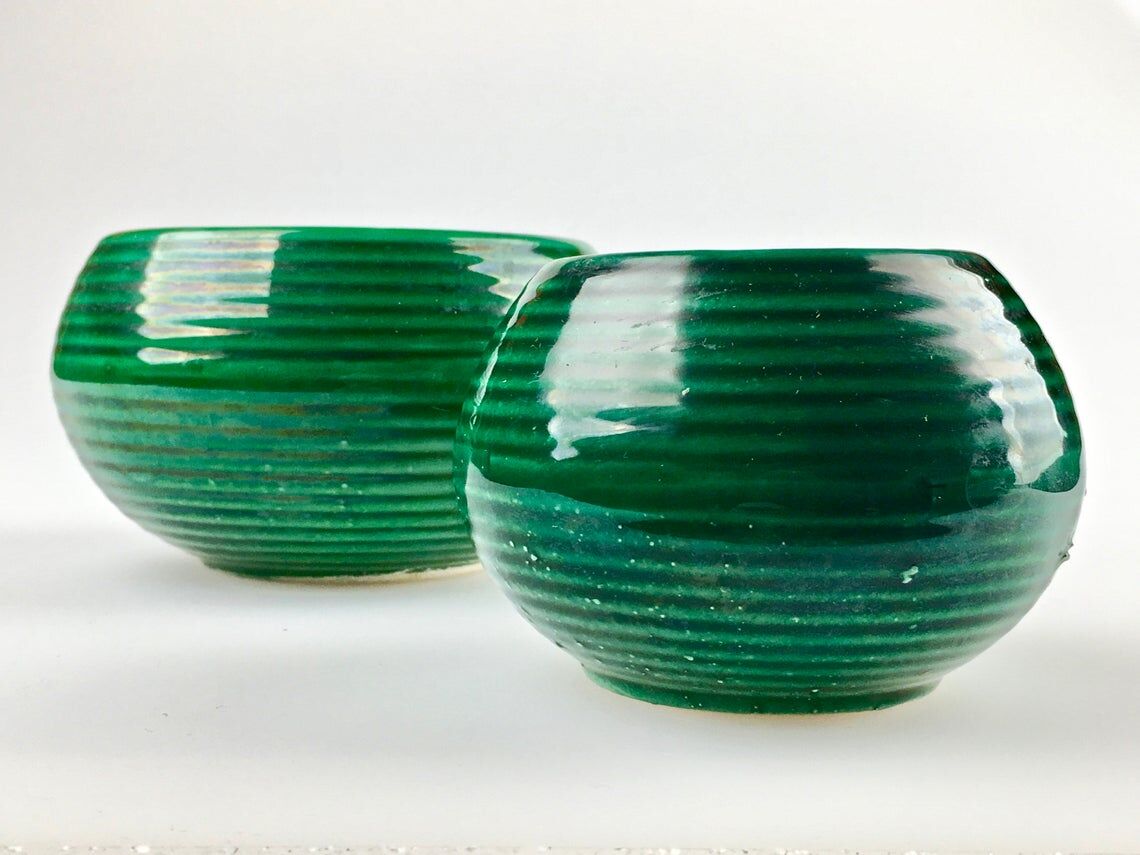 Pair of 1930s ceramic nesting bowls