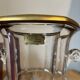 Lorraine crystal champagne bucket with 24 carat gold coating