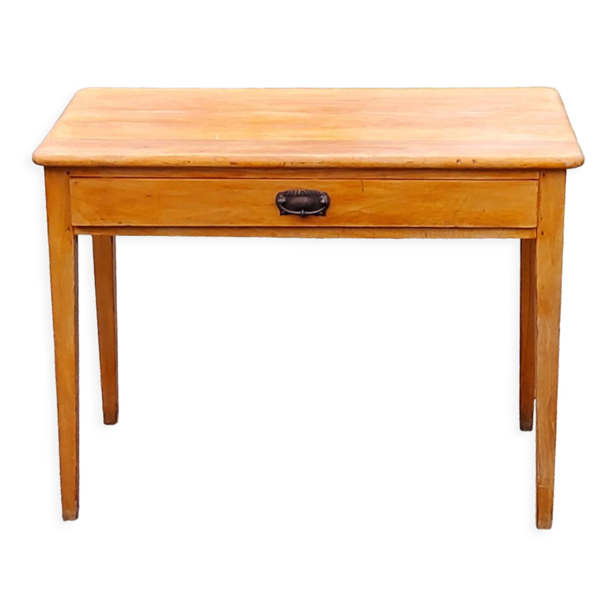 Writing table oak desk feet bobbins from the 50s