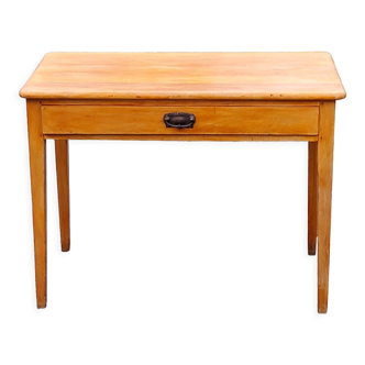 Writing table oak desk feet bobbins from the 50s