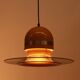 1970s ceiling lamp in yellow, Space Age