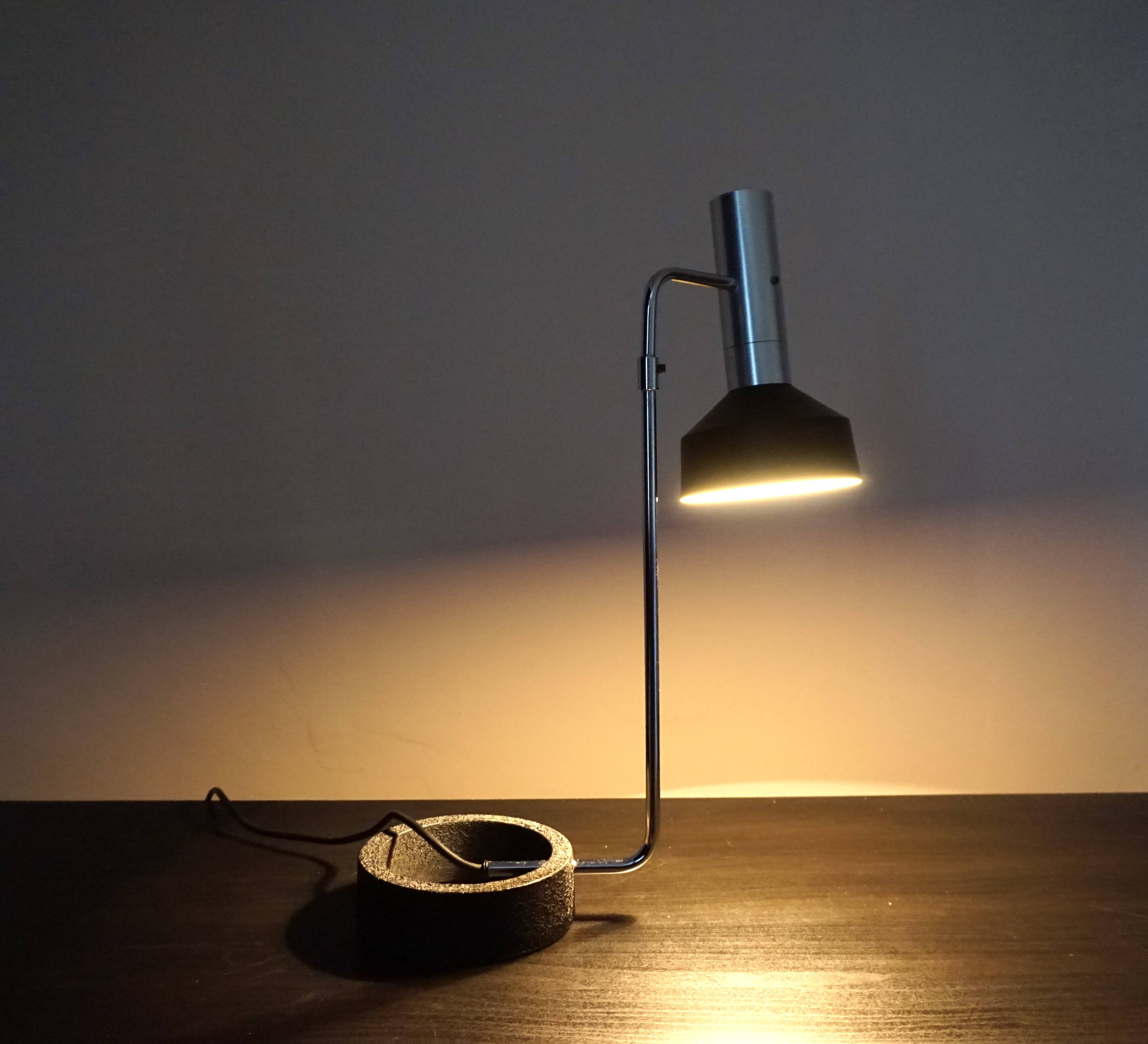 Baltensweiler Minilux table lamp by Rosemarie and Rico Baltensweiler, 1960