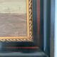 Vintage original seascape oil painting, signed beachside art