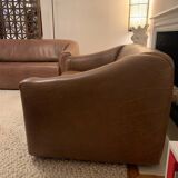 De Sede Vintage Leather Sofa DS-47 2-seater