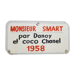 Plaque publicitaire parfumerie