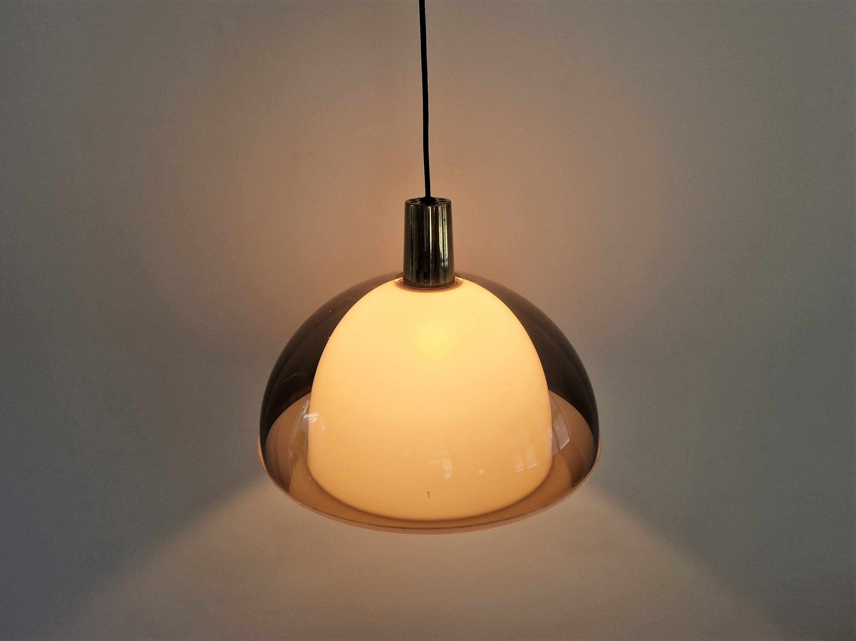 Model 'Kuplat' pendant lamp by Yki Nummi, Finland 1950's