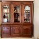 Cherry bookcase stamped Louis Tricoire