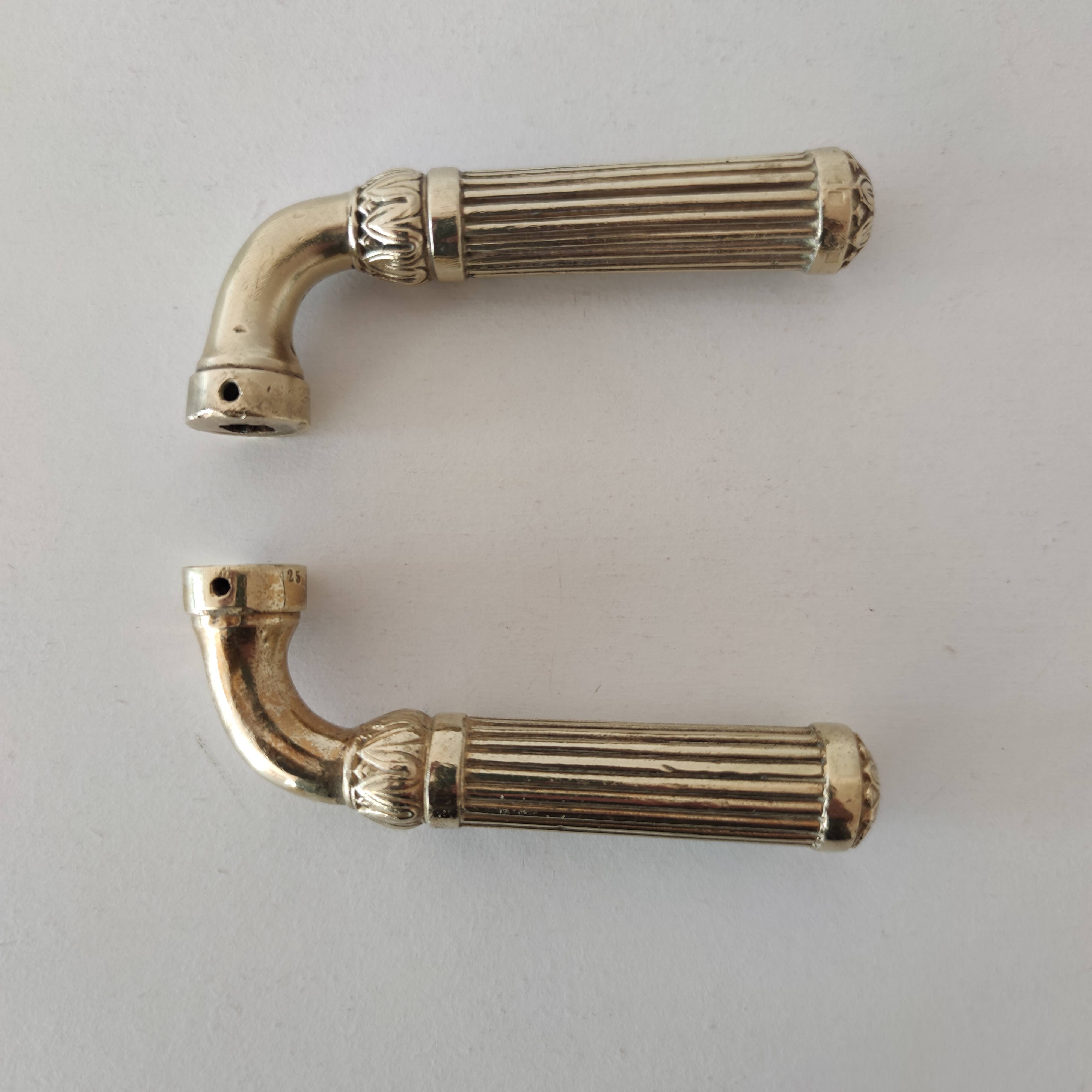 Two old Louis XVI door handles