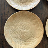 Set of 6 fish plates