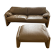Set sofa and pouf Maralunga Vico Magistretti Cassina 2012