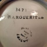 flat / empty longwy pocket signed by l valenti daisy model. 1945-1970