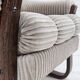 Années 1970, chaise longue danoise, très bon état d'origine, velours côtelé.