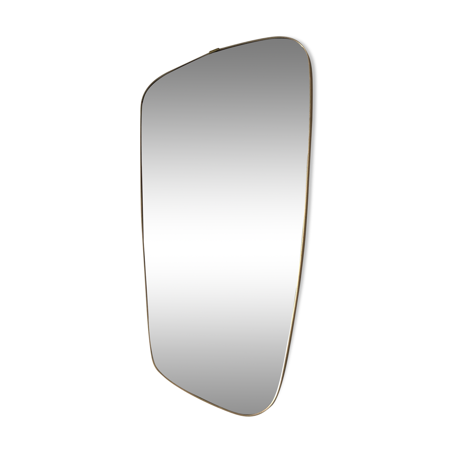 Mirror freeform vintage 1960 68x34cm