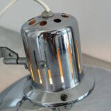 Pendulum lamp, space age design André Lavigne, Aluminor edition, France 1960