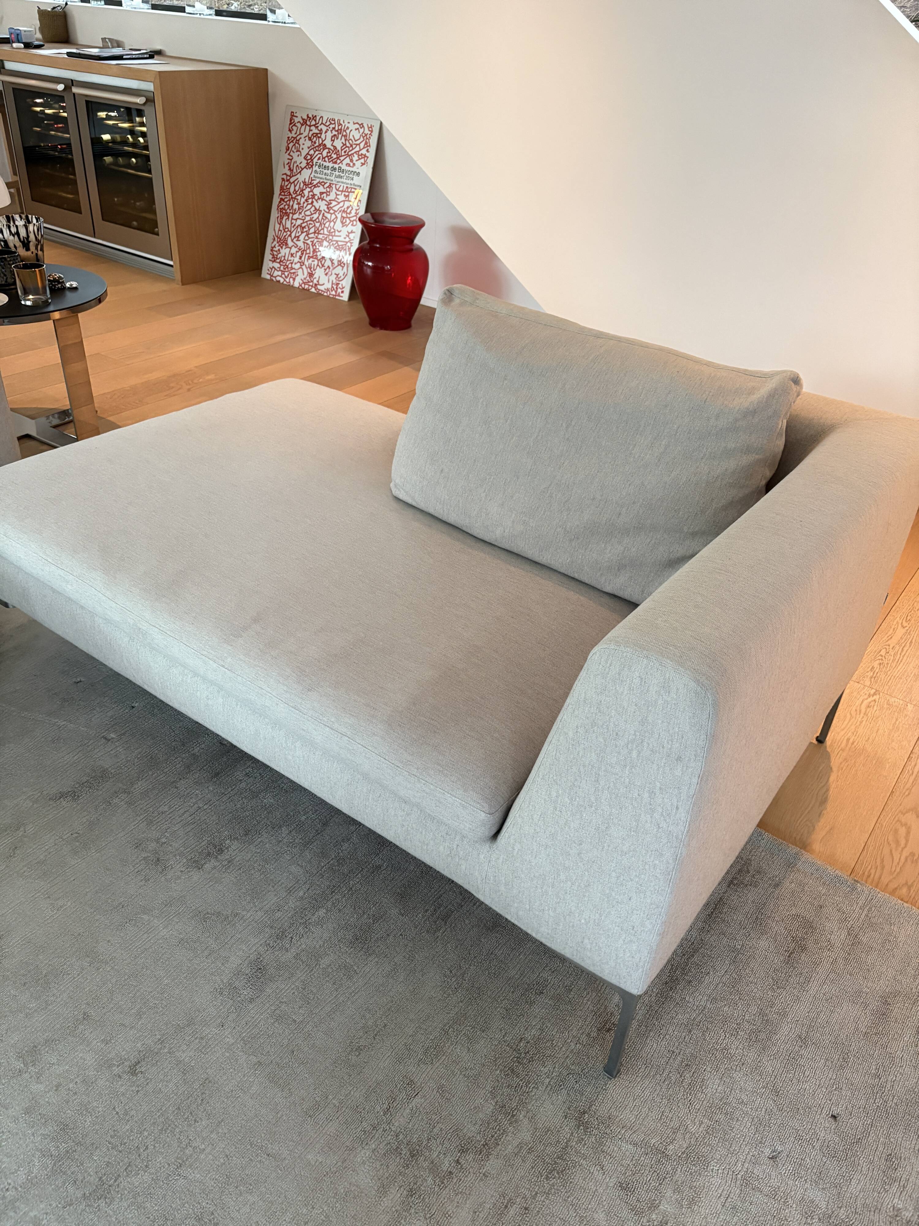 Set of 2 B&B Italia sofas model "Charles"