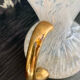 Glass vase by Clichy Art Deco style
