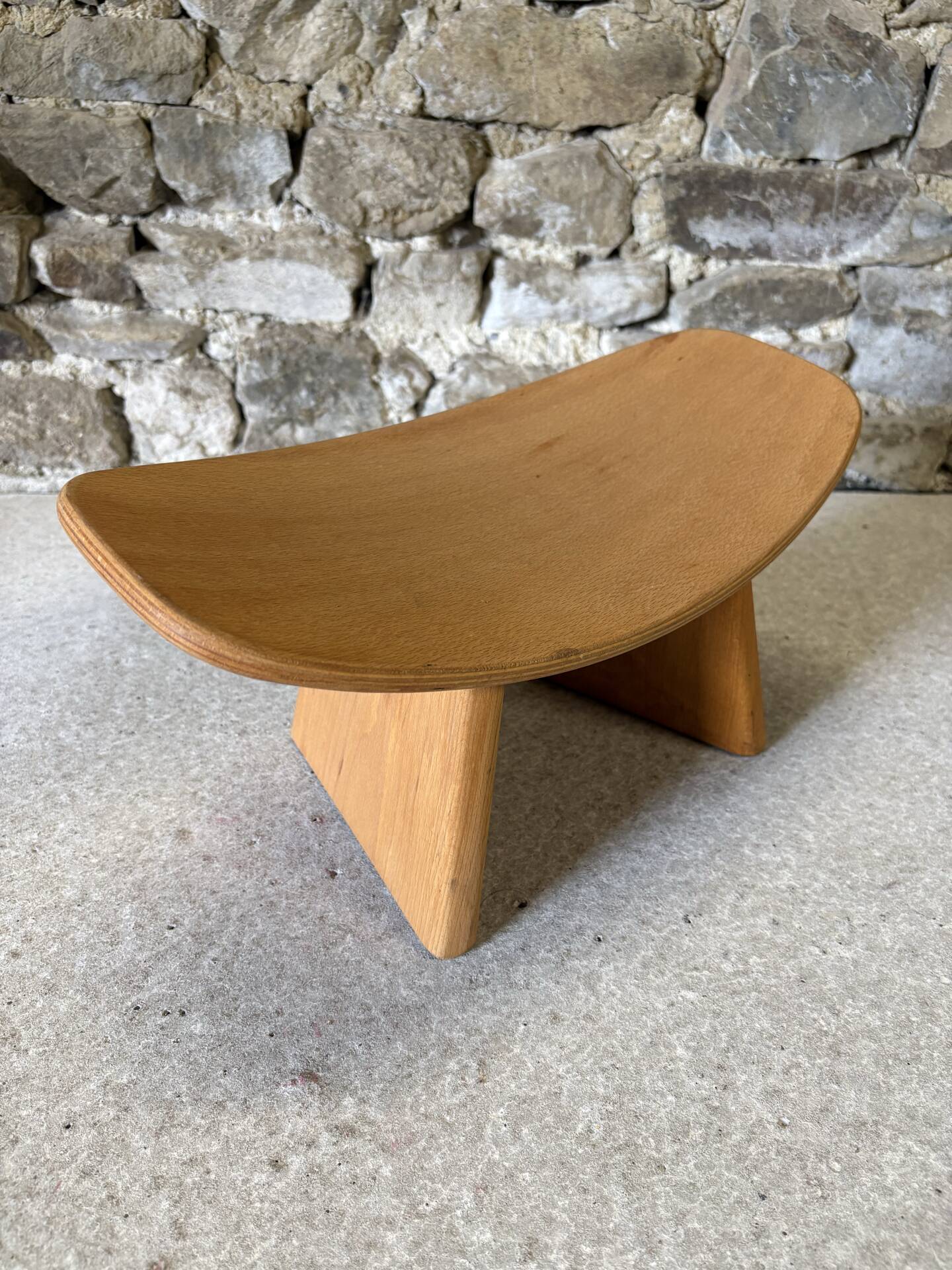 Tabouret de méditation SHOGGI par A. Gaubert, 1980
