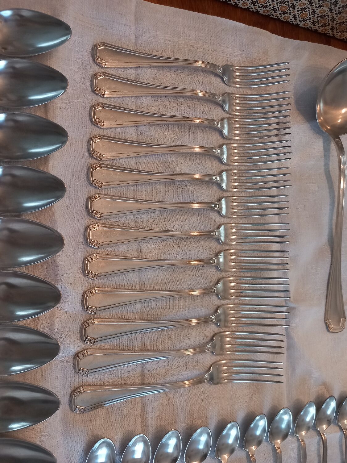 Ménagère art deco.37 pièces