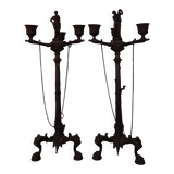 Napoleon III bronze candelabra