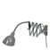Grey Industrial Gooseneck Scissor Wall Lamp from Elektroinstala, 1960s
