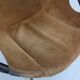 Set of vintage suede lounge chairs from Lusch, Germany, 1960s.