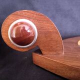 Mirrored Art Deco style wooden serving tray, year 1930
