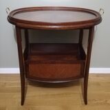 Art deco dessert in mahogany and marquetry