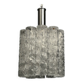 Mid-century Murano glass chandelier Tronchi by Toni Zuccheri for Venini, Italy, 1970s.