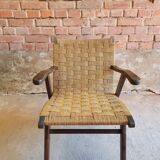 Armchair design rope 1960"