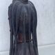 Large wooden bust of an African woman.
