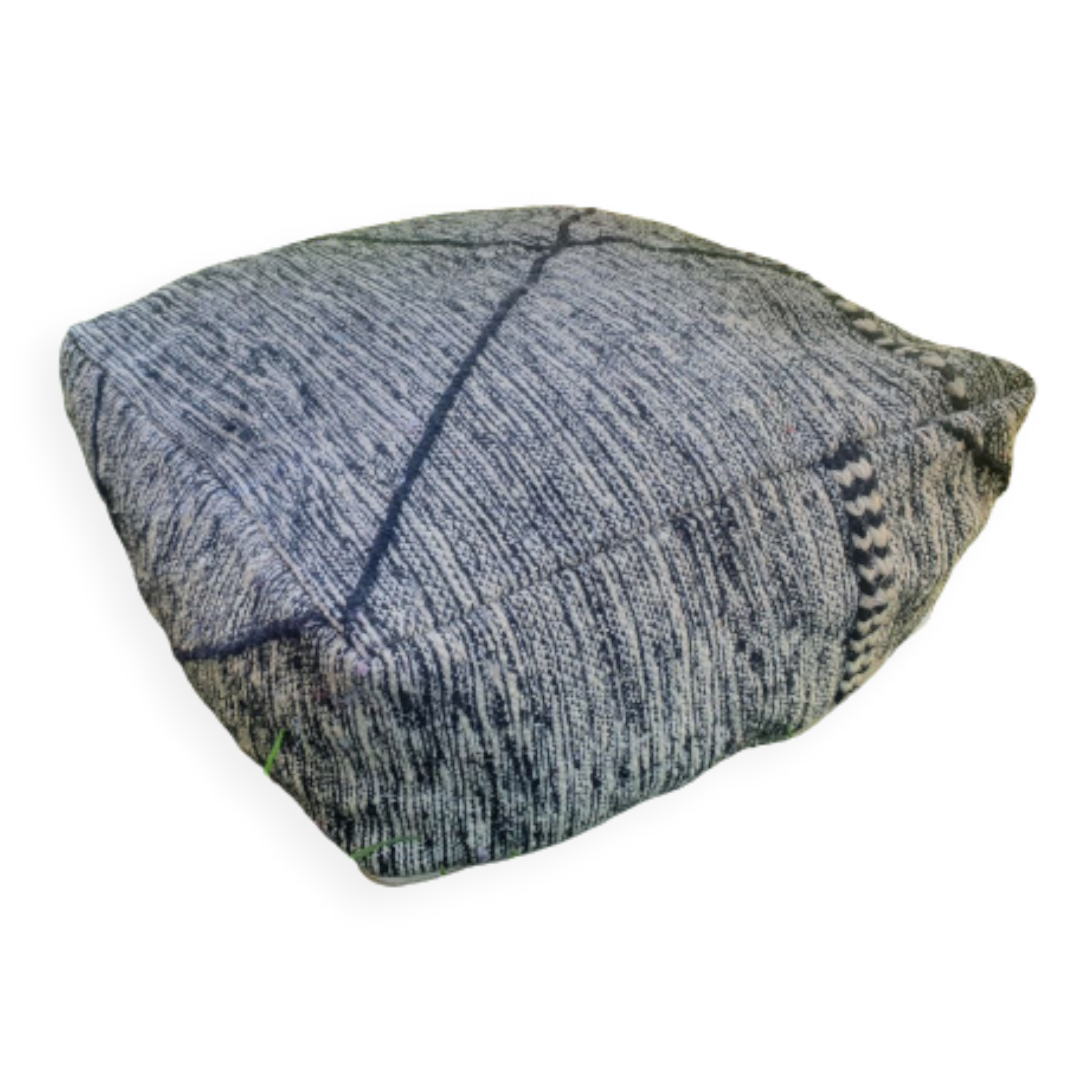 Moroccan carpet pouf