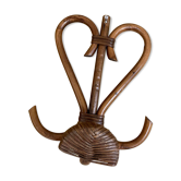 Patère in rattan