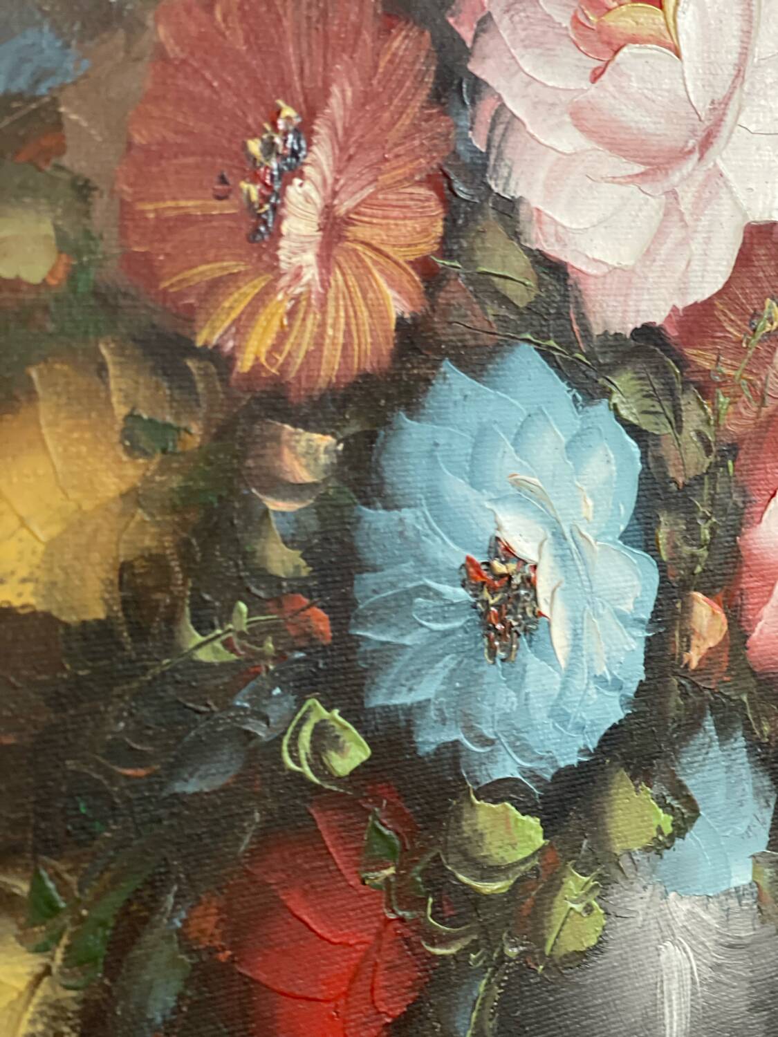 Nature morte sur toile