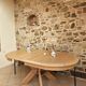 Table ronde orme style Pierre Chapo