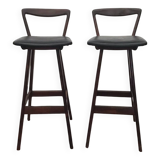 2 Scandinavian 50s bar stools