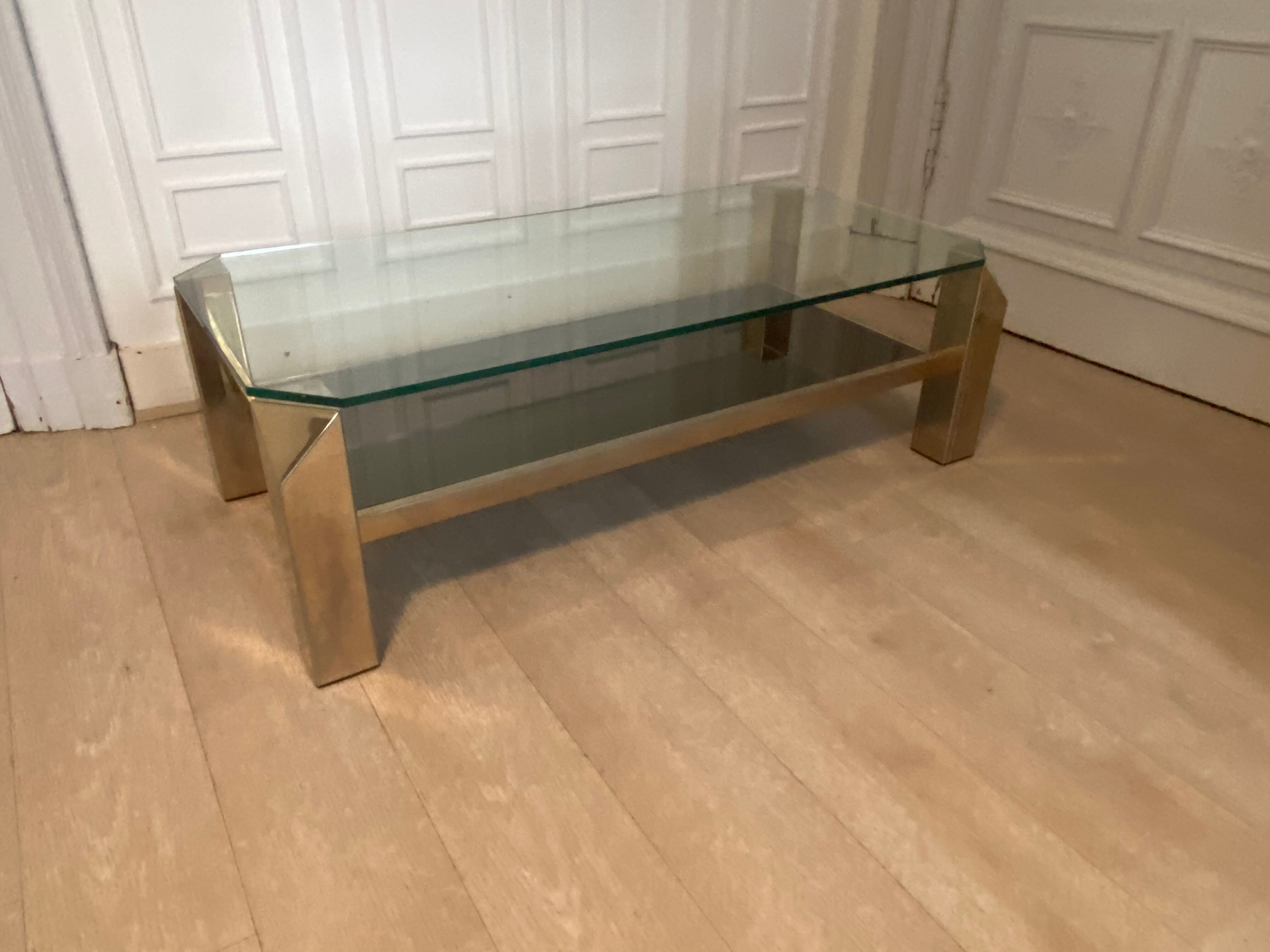 Belgo Chrom gold coffee table at 23K