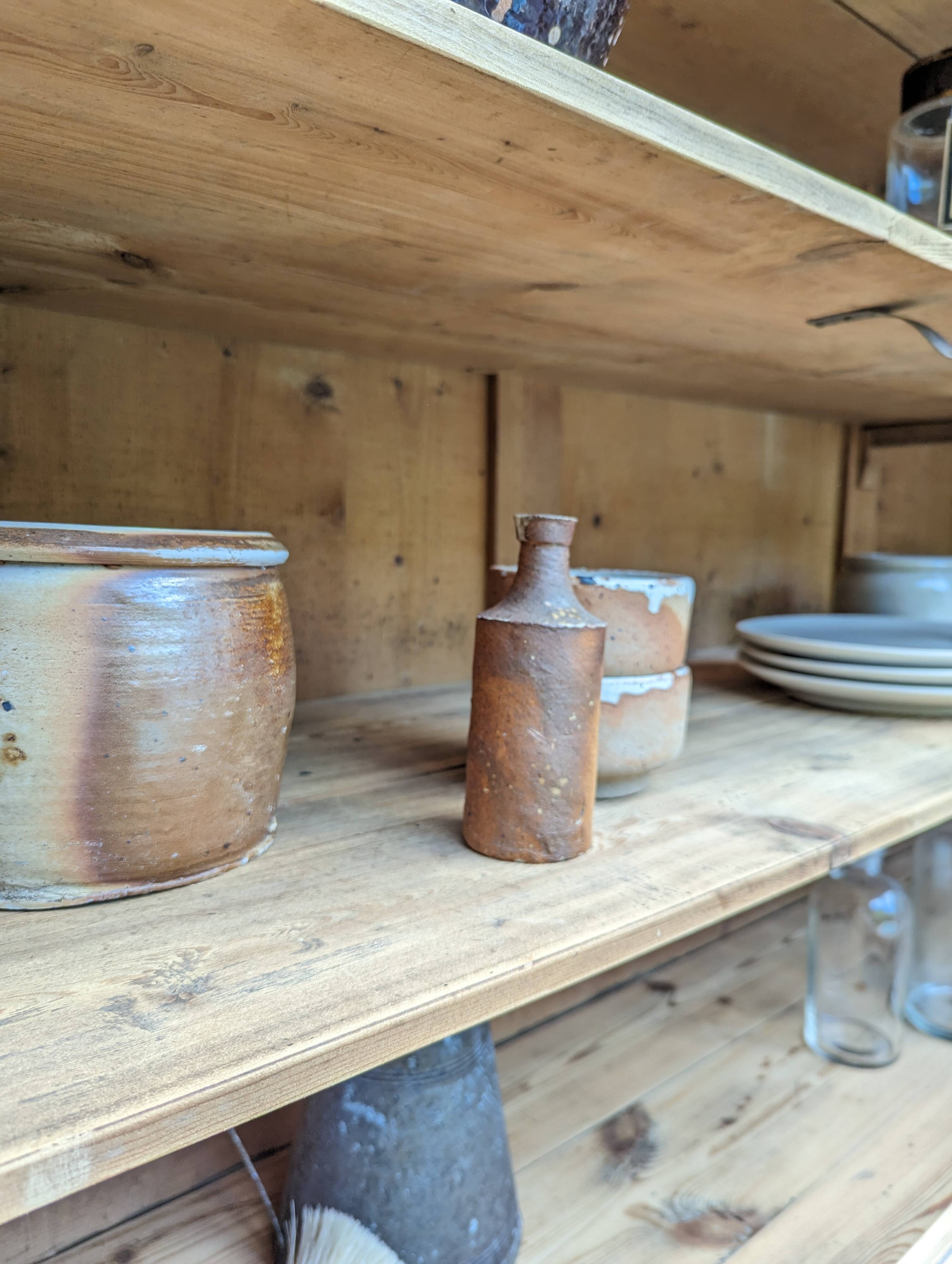 Old glazed furniture