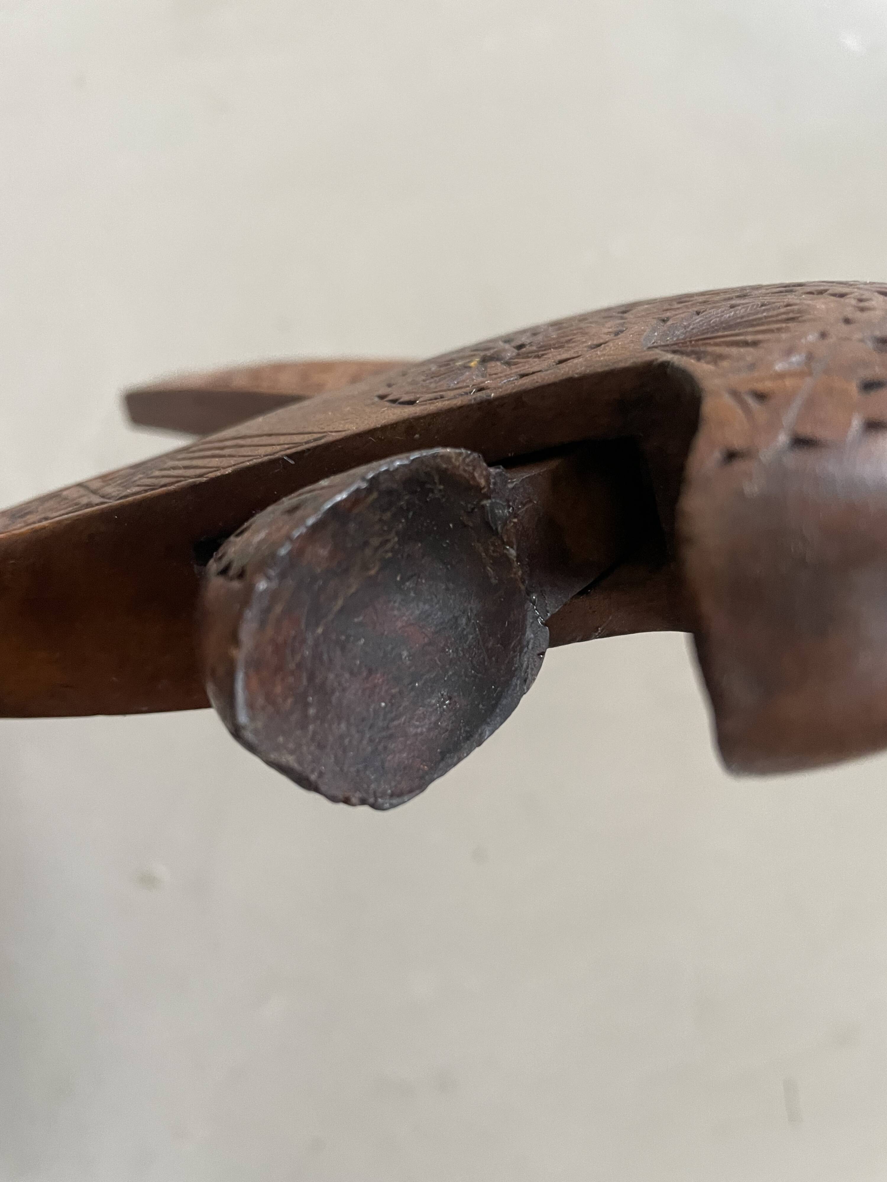 Old wooden nutcracker / Folk art