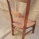 Chaise enfant paillée